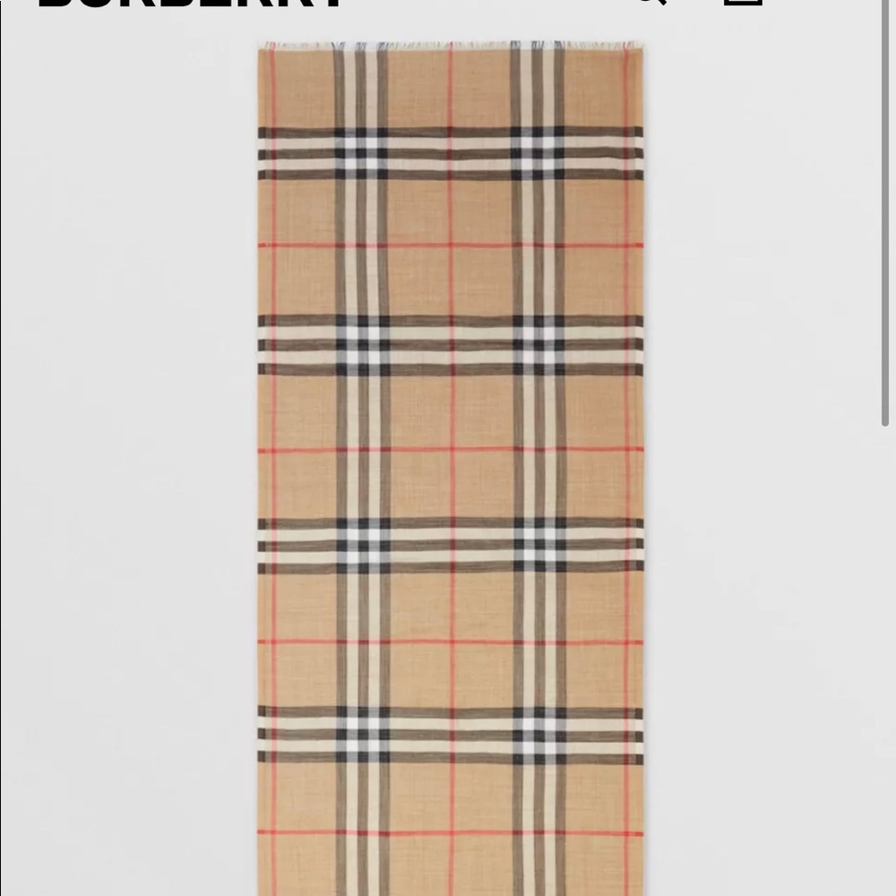 Vintage silk Burberry scarf Authentic**